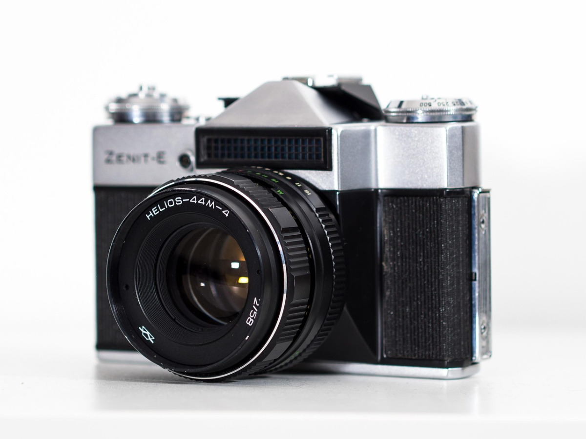 camera lens closeup